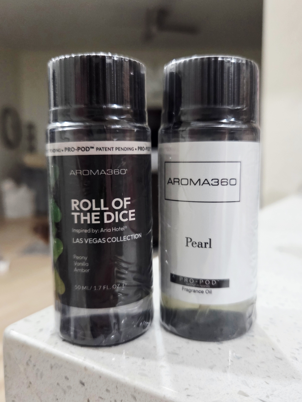 Aroma360 Roll of the Dice & Pearl Fragrance Oils - Pro Pods X2
